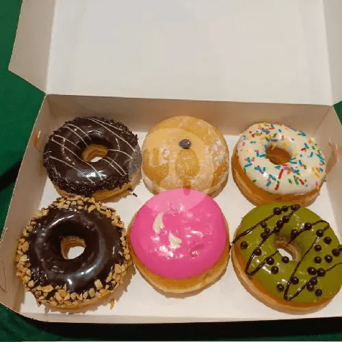 9 Pcs Donat Reguler Topping Premium - 9 Pcs Donat Topping Premium
