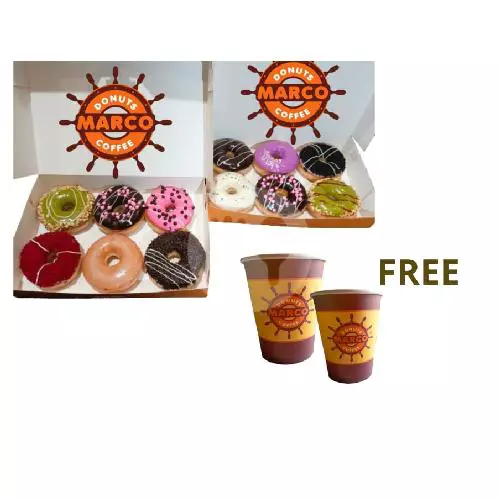 Buy 2 Iced Chocolate or Coffe Expresso Large Get 9 Pcs Donat